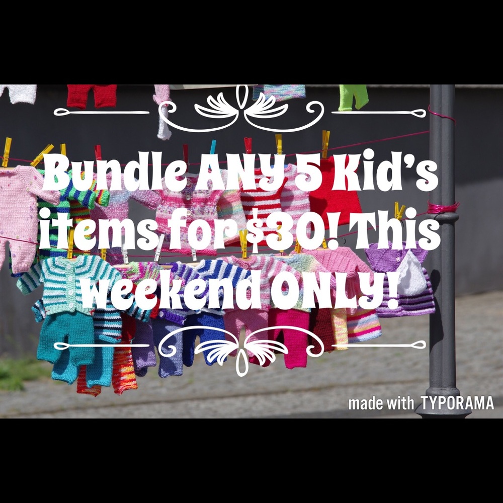 Kid’s Clothes-BUNDLE DEAL!